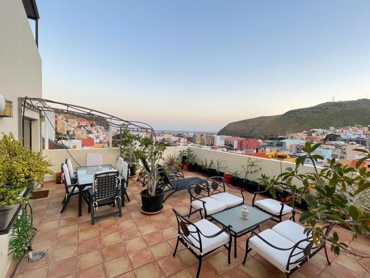 Holiday House Penthouse In La Gomera San Sebastian De La Gomera Bagian luar foto